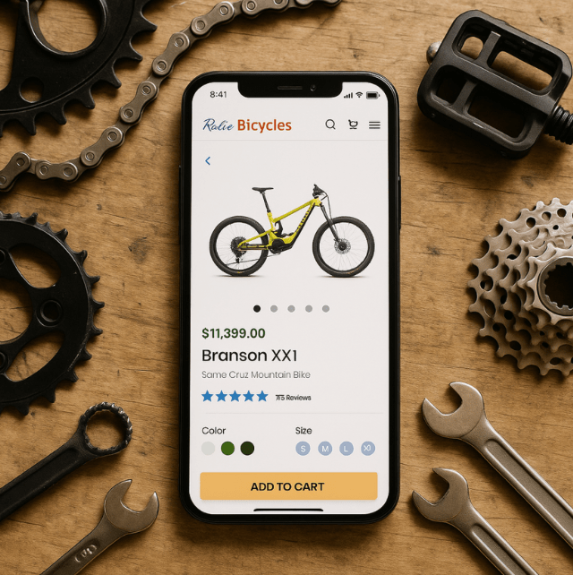 Relic Mobile Retail Portal Visual